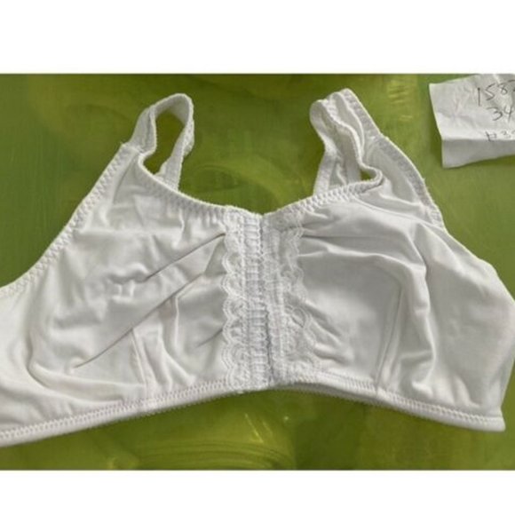 Bra Front Closure Leisure Cotton Pocket to add Pads or sleep 34,36 # 1582 Airway - Picture 6 of 6